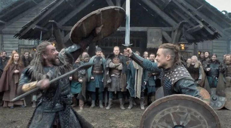 Момент из трейлера сериала Последнее королевство